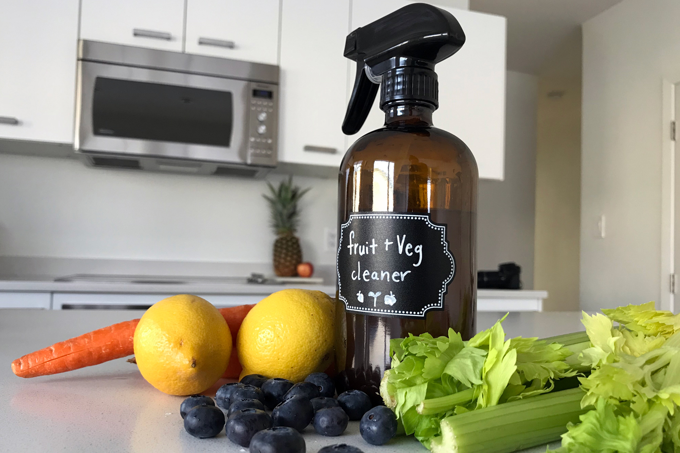 DIY Fruit and Veggie Spray Wash + 3 Cleaning Soak Methods