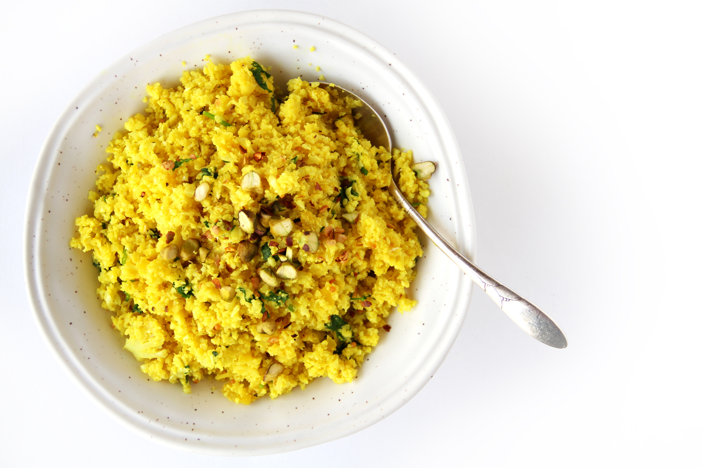 Cauliflower "Rice", Indian Style Active Vegetarian