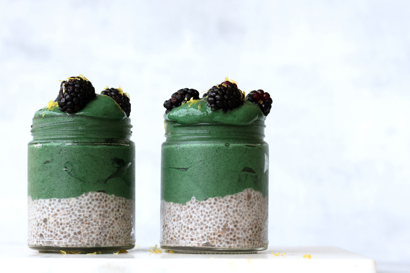 This is a superfood ice cream parfait recipe made by Active Vegetarian