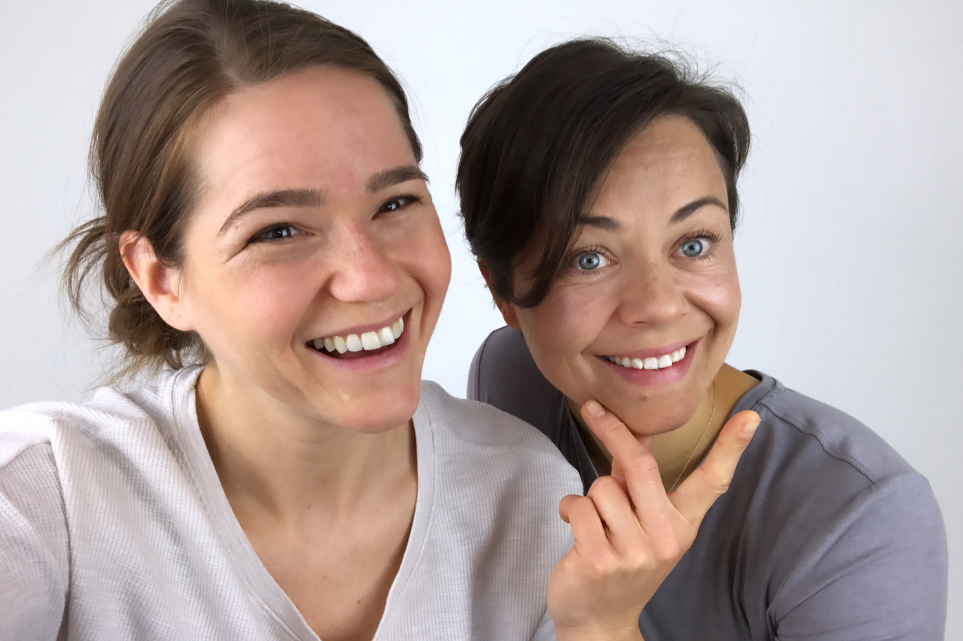 This is a picture of Nikki and Zuzana