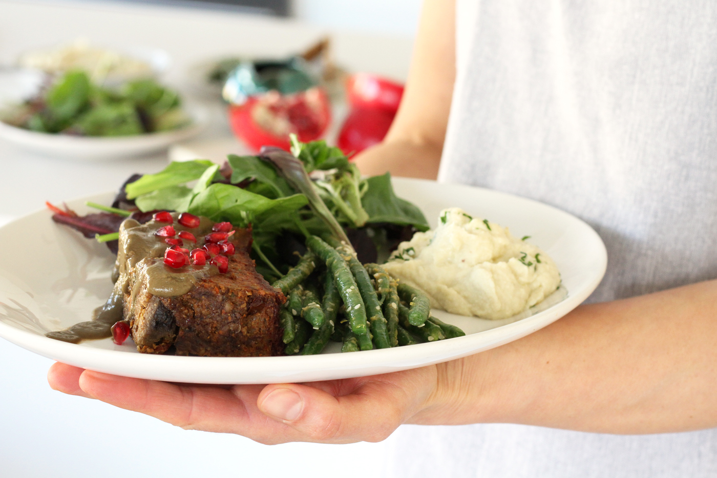 Holiday feast recipe made by Active Vegetarian