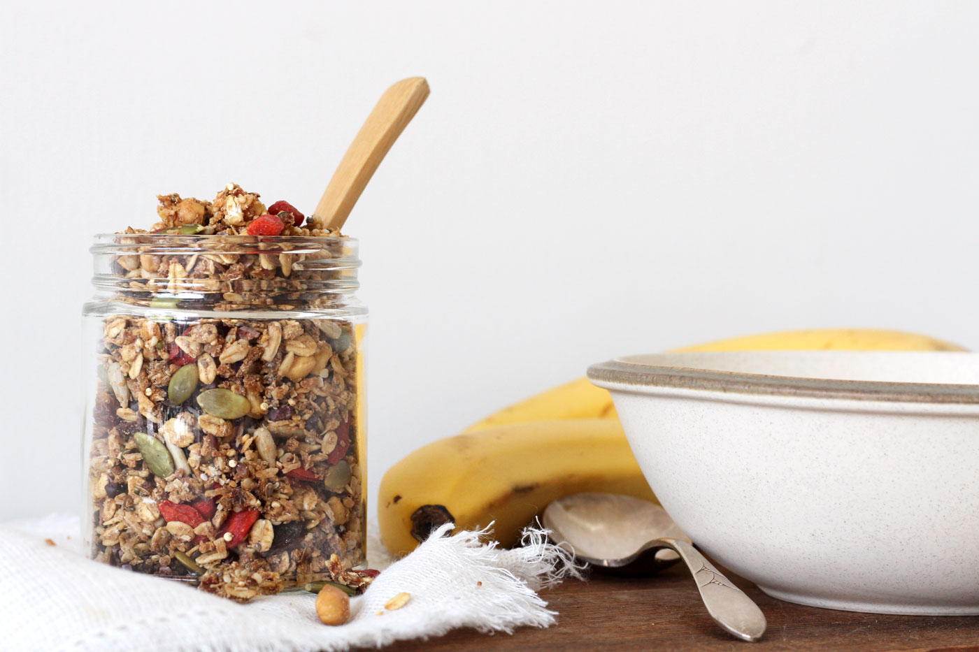 This is an easy Vegan oil free granola recipe