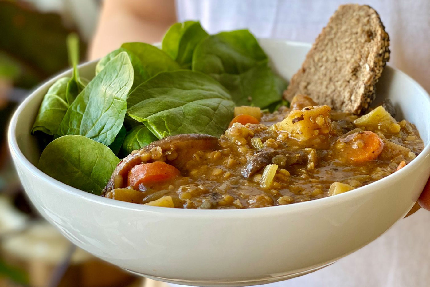 This is a pot portobello stew recipe by active vegetarian