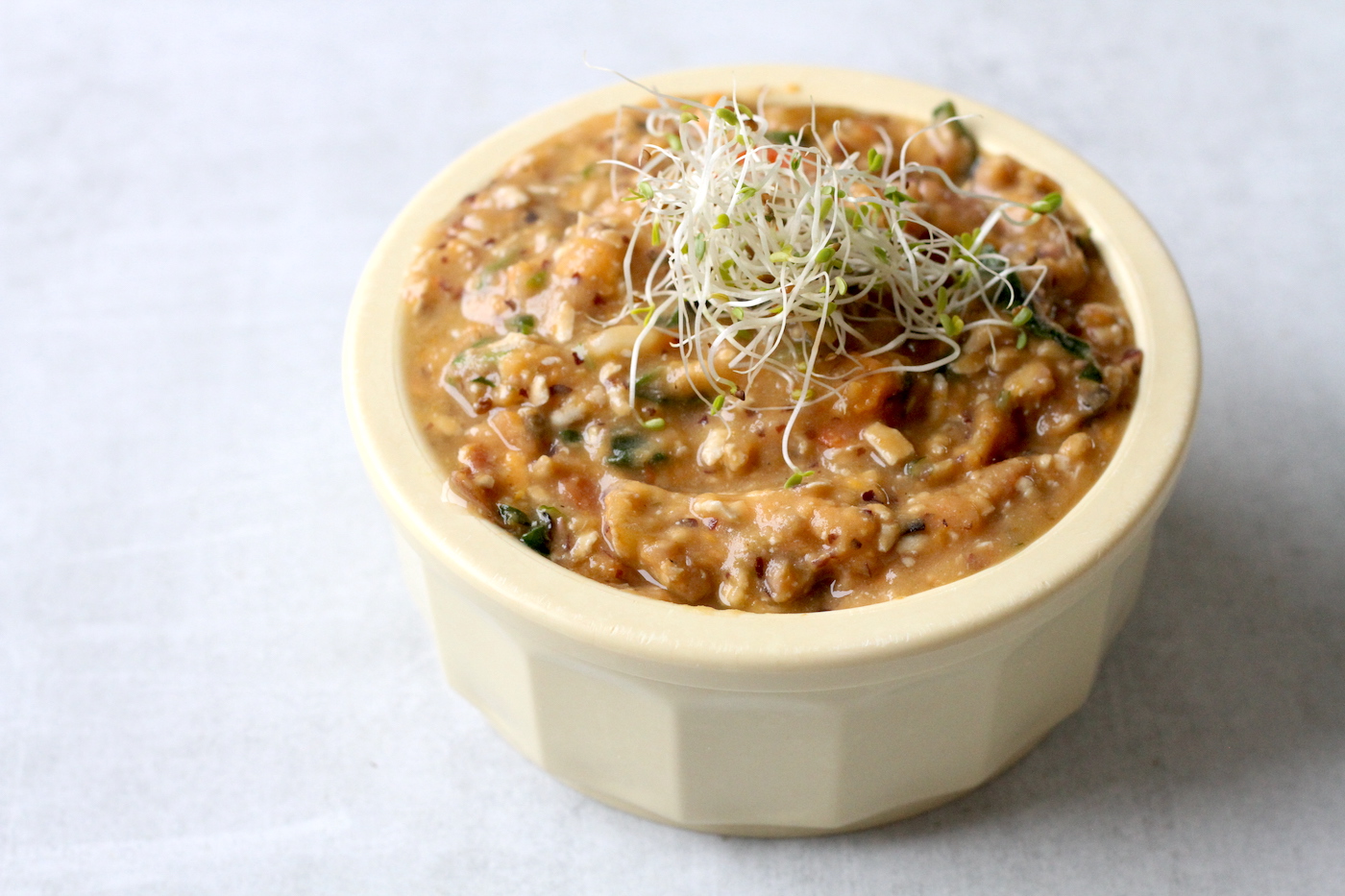 Homemade Plant-Based Dog Food: Black-Eyed Pea Stew with Tofu