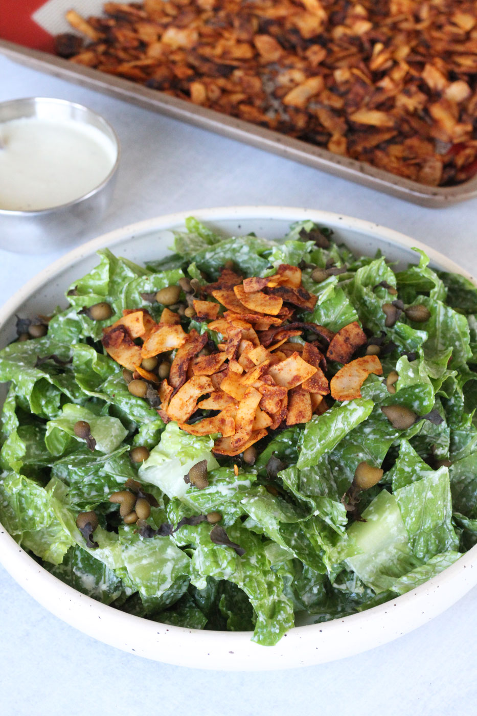 Raw Plant-Based Caesar Salad Recipe